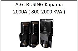 AG Buşing İzolasyon Kapağı - 2000A ( 800-2000 kVA ) - 1