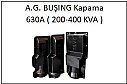 AG Buşing İzolasyon Kapağı - 630A ( 200-400 kVA )