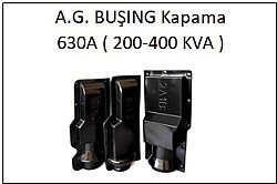 AG Buşing İzolasyon Kapağı - 630A ( 200-400 kVA ) - 1