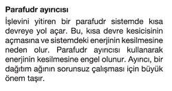 Parafudr Ayırıcısı