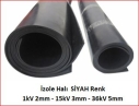 İŞ GÜVENLİĞİ - İzole Halı SİYAH ( Paspas - Dielektrik kauçuk levha ) ( 1 Mt2 Fiyatıdır ) ( Miktar 2 ve Katları olarak Satılır )