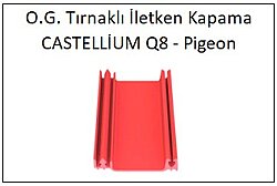 25 Metre 36KV OG Tırnaklı İletken Kapama CASTELLİUM - Q8 Pigeon - 1