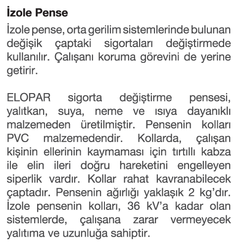 36kV İzole Pense